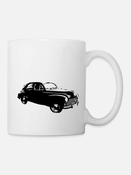 vintage voiture 203 ok2 - Mug blanc - blanc