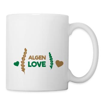 Algen Love - Tasse - Weiß - Rechts