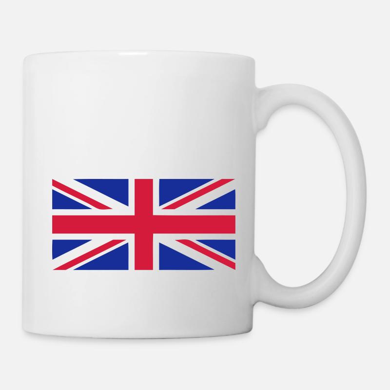 flag english drapeau anglais union Jack - Mug blanc - blanc