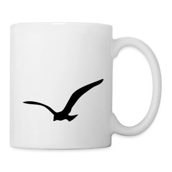 Möwe Seagull California Surf - Tasse - Weiß - Rechts