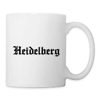 Heidelberg Schriftzug Germany - Tasse - Weiß - Rechts