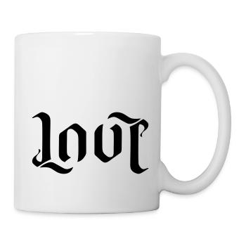 LOVE AMBIGRAM FONT - Mug - white - Right