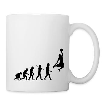 Basketball Dunk Evolution - Mug - white - Right