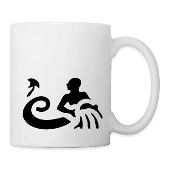 Sternzeichen - Wassermann - Tasse - Weiß - Rechts