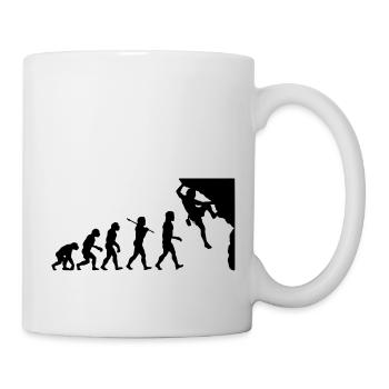 Rock Climbing Evolution - Mug blanc - blanc - Droite