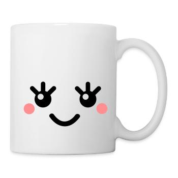 cute_face - Mug blanc - blanc - Droite