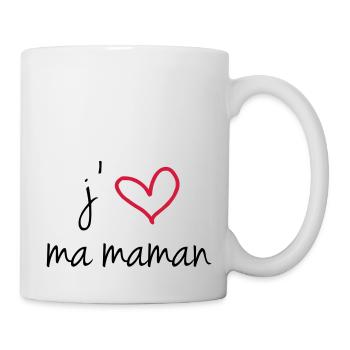i love my mommy - Tasse - Weiß - Rechts