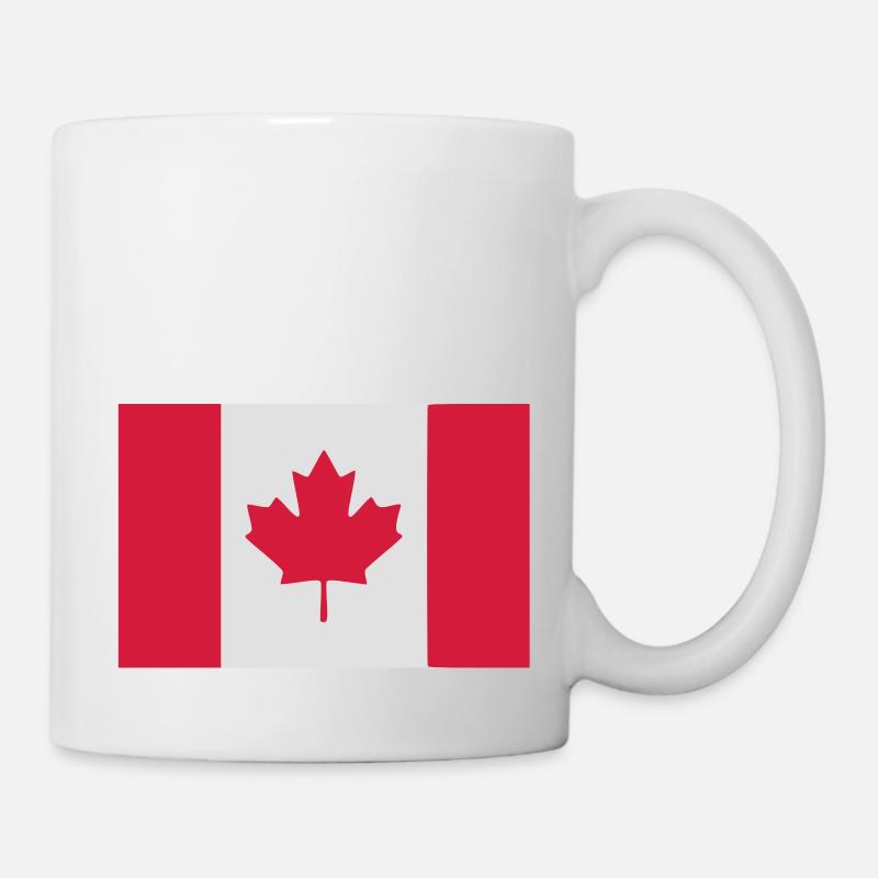 Drapeau Canada - Flag Canada - Mug blanc - blanc