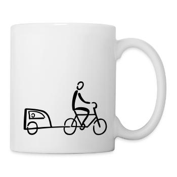 Bike Trailer - Mug - white - Right