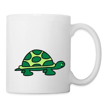 turtle - Mug blanc - blanc - Droite