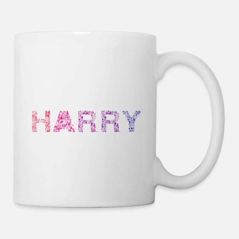 Harry Letter Name - Mug - white
