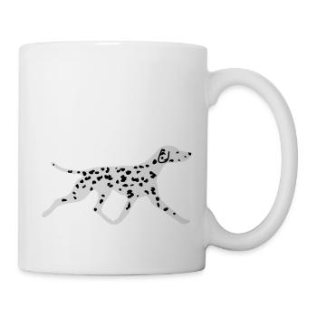 Dalmatiner - Tasse - Weiß - Rechts