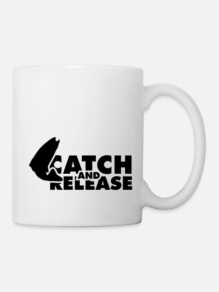 catch and release - Mug - white