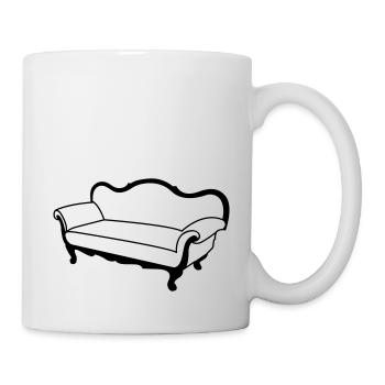 Sofa - Tasse - Weiß - Rechts
