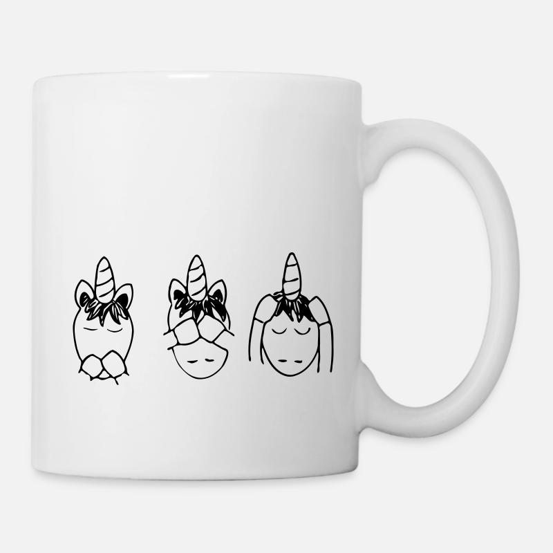 Einhörner - Tasse - Weiß