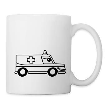 toon_ambulance - Mug blanc - blanc - Droite