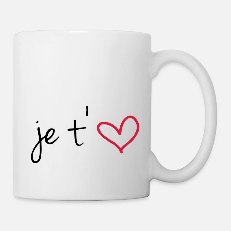 Je t'aime - Mug blanc - blanc