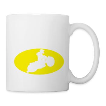 Speedway-Logo Fledermaus - Tasse - Weiß - Rechts