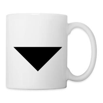 arrow sans down - Tasse - Weiß - Rechts
