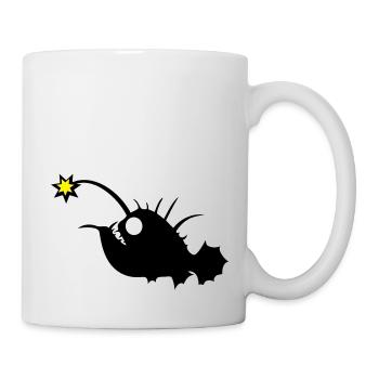 Anglerfisch - Tasse - Weiß - Rechts