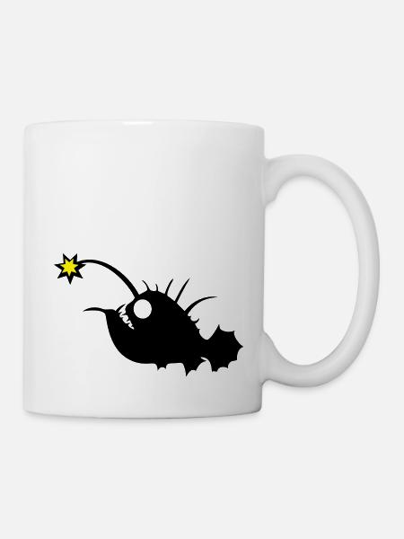 Anglerfisch - Tasse - Weiß