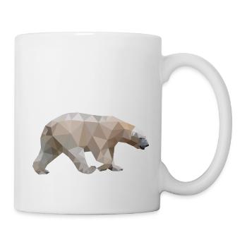 Polygon Polar Bear - Mug - white - Right