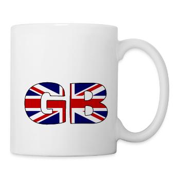 Great Britain Flag - Tasse - Weiß - Rechts