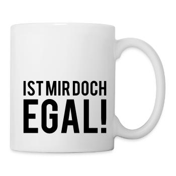 IST MIR DOCH EGAL! TROTZ KINDER - Tasse - Weiß - Rechts