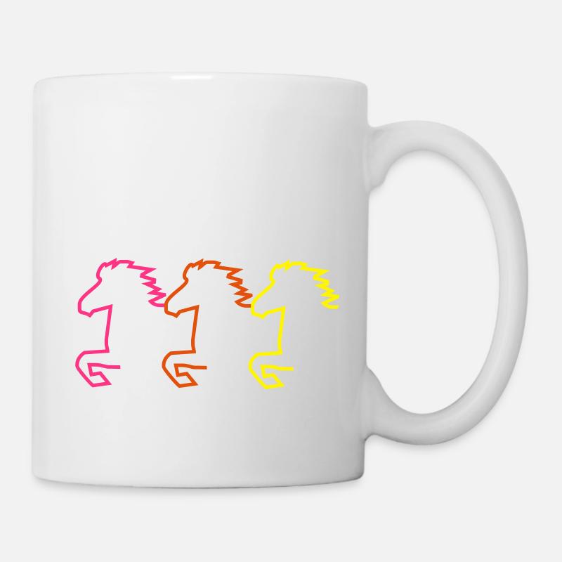 Islandpferd - Tasse - Weiß