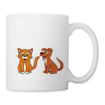 Cat Dog - Mug - white - Right