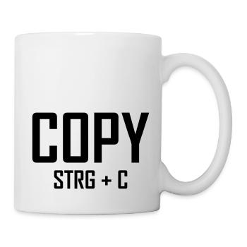 Copy C - Père fils T-shirt - Mug blanc - blanc - Droite