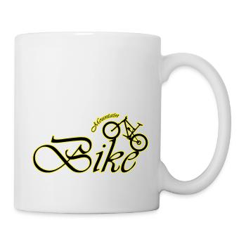 mountain bike - Mug blanc - blanc - Droite