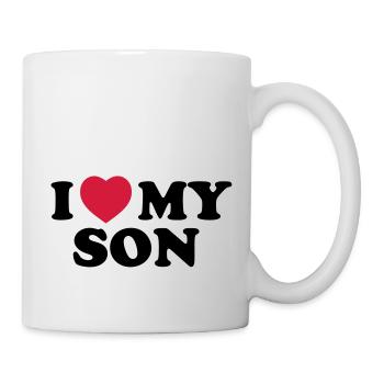 I love my son - Mug blanc - blanc - Droite