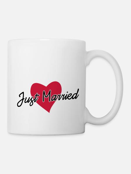 just married - Mug blanc - blanc