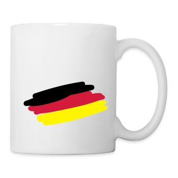 germany_flag_f3 - Mug blanc - blanc - Droite