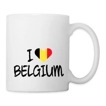 Belgium - Mug blanc - blanc - Droite