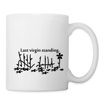 charger vierge debout / Dernière Vierge sur le - Mug blanc - blanc - Droite
