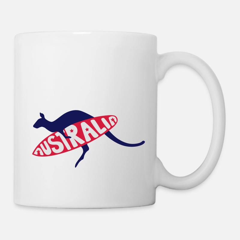 Surfing Australia - Tasse - Weiß