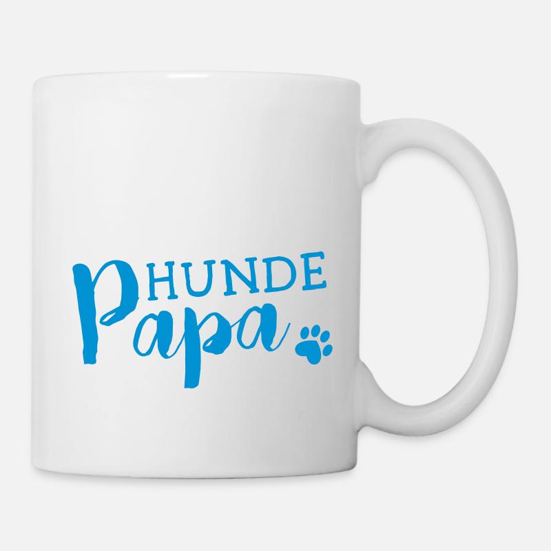 chiens Papa - Mug blanc - blanc