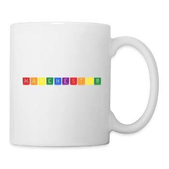 Rainbow Manchester - Tasse - Weiß - Rechts