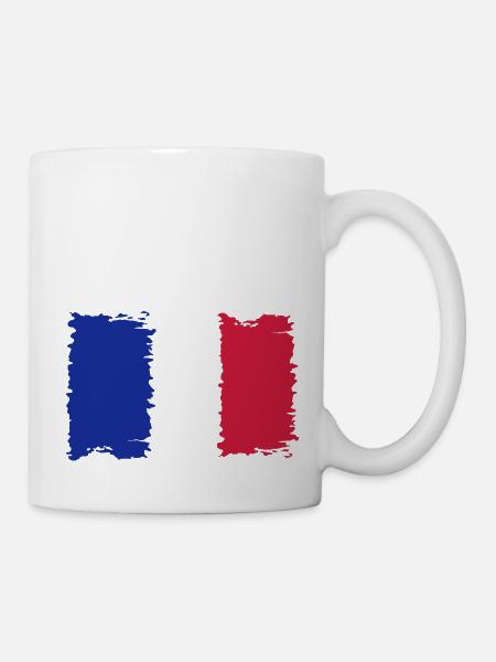 Frankreich - Tasse - Weiß