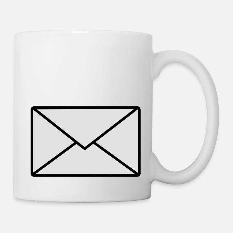 Brief - Tasse - Weiß