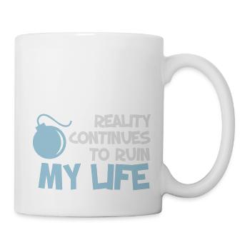 Funny Quotes. Quote. Humor. gift - Mug - white - Right
