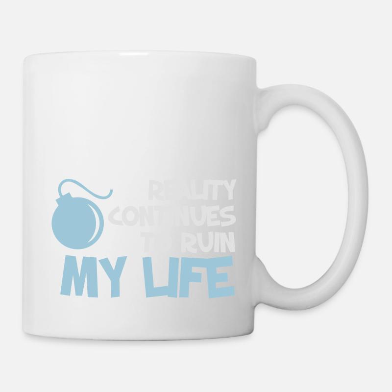 Citations drôles. Citation. Humour. cadeau - Mug blanc - blanc