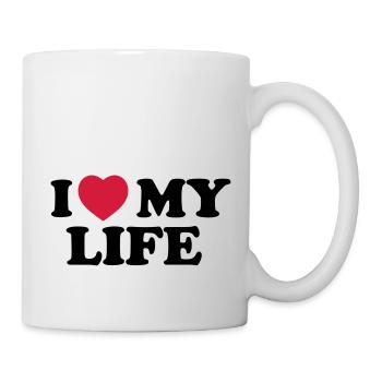 i_love_my_life - Mug - white - Right
