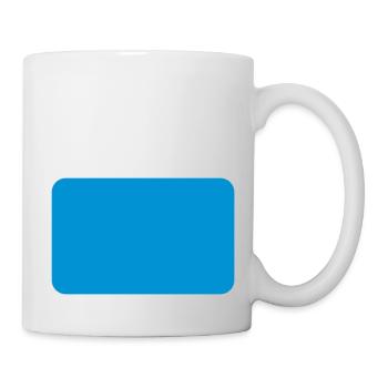 carré rectangle rectangles triangle - Mug blanc - blanc - Droite
