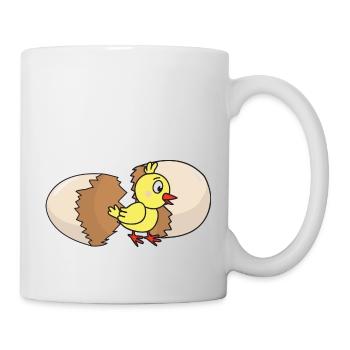Chick poultry chicken chickens egg chicken egg easter egg - Mug - white - Right