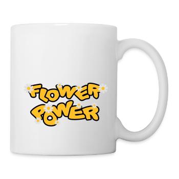 flower_power - Tasse - Weiß - Rechts