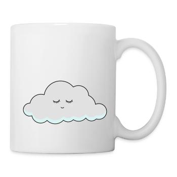 Nuage dormant - Mug blanc - blanc - Droite