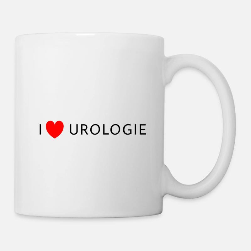 I love Urologie - Tasse - Weiß